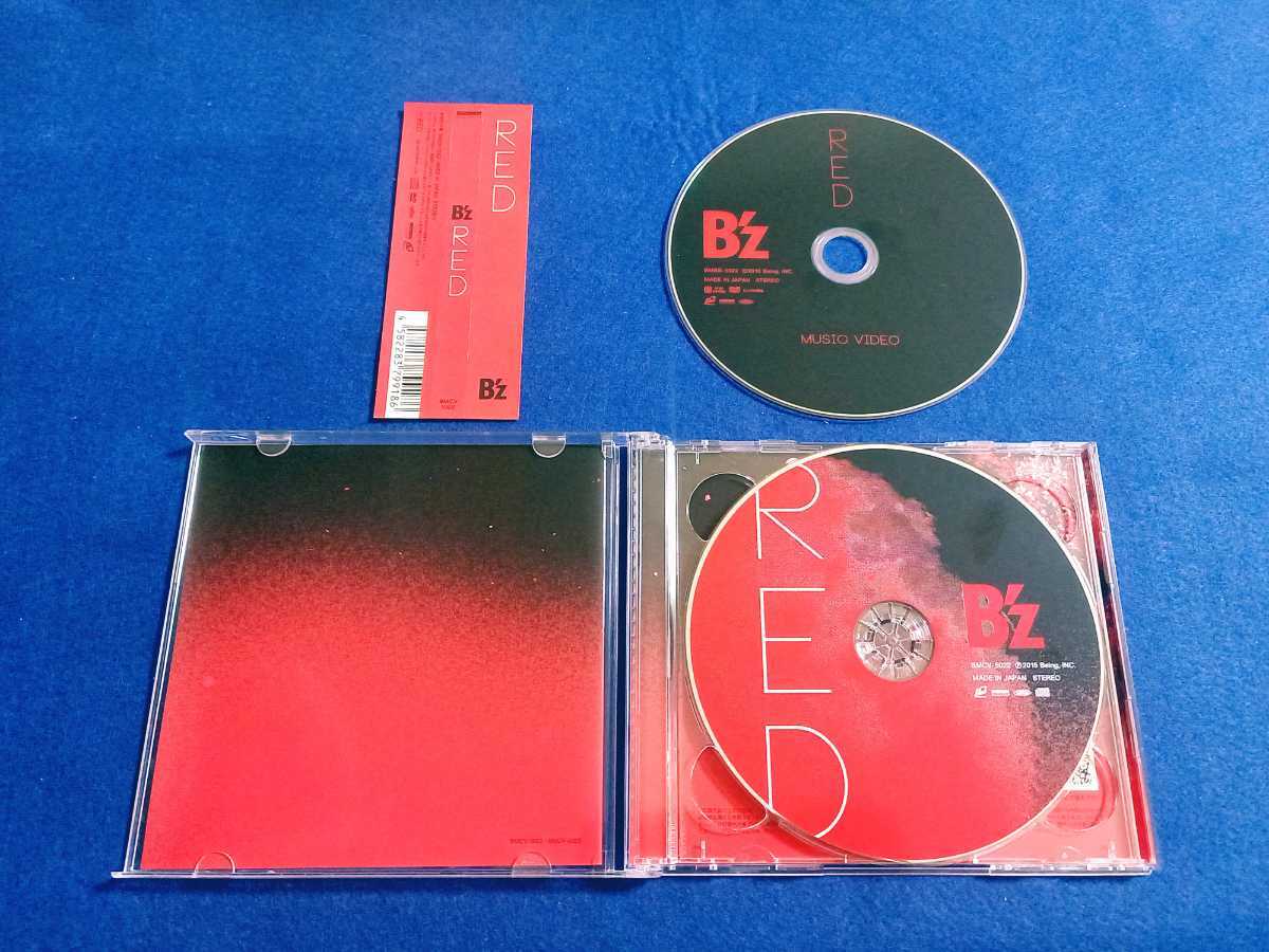 B'z / RED 《初回限定盤 CD+DVD》 ビーズ 松本孝弘 稲葉浩志 レッド 広島東洋カープ 黒田博樹 登場曲 【同梱可能　追跡番号あり】_画像3