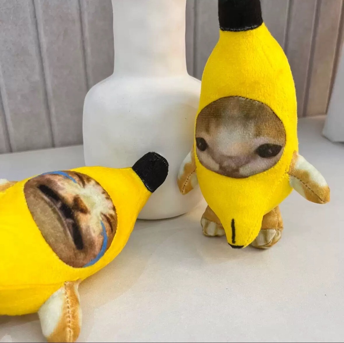 バナナ猫　2個セット　猫ミーム　TikTok バナナキャット　キーホルダー_画像7