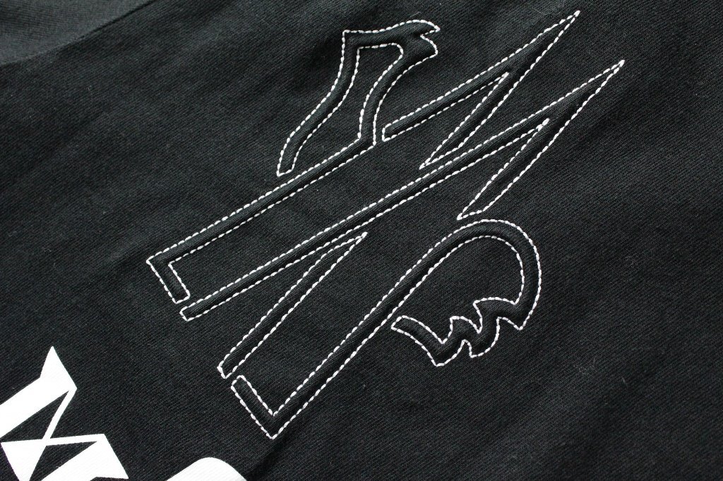 【MONCLER GENIUS】7 FRAGMENT Hiroshi Fujiwara 長袖コットンTシャツ 黒 XS 新品未使用 フラグメント_画像6