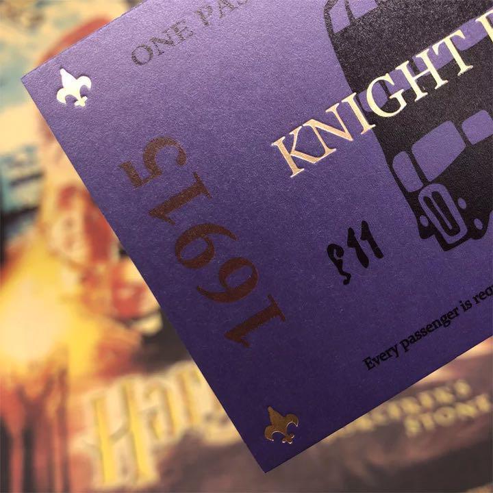 【匿名配送&補償付き】Harry Potter Knight bus ticket / ハリーポッター ナイトバスチケット