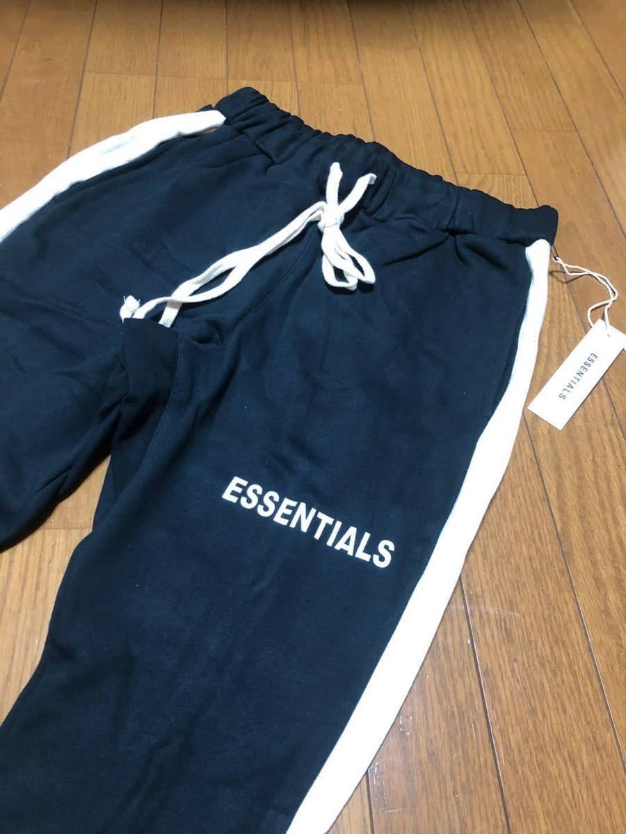 新品 FOG ESSENTIALS エッセンシャルズ スウェット ラインパンツ sweatpants サイズM ブラック_画像7