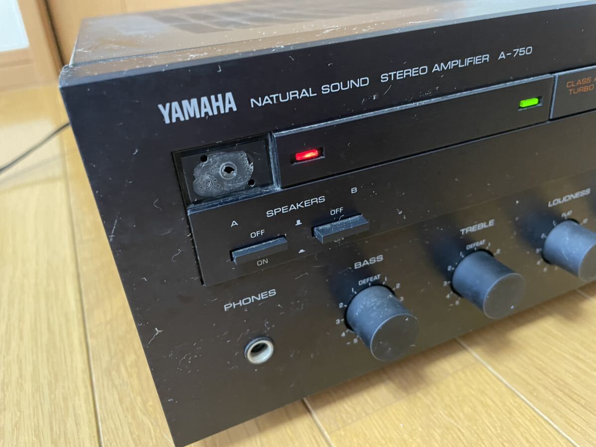 YAMAHA A-750 プリメインアンプ ジャンクの画像2