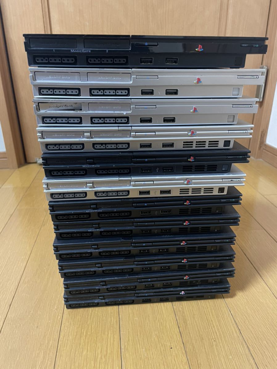 SONY プレステ2 ps2 薄型　まとめて　12台　セット　ジャンク_画像1