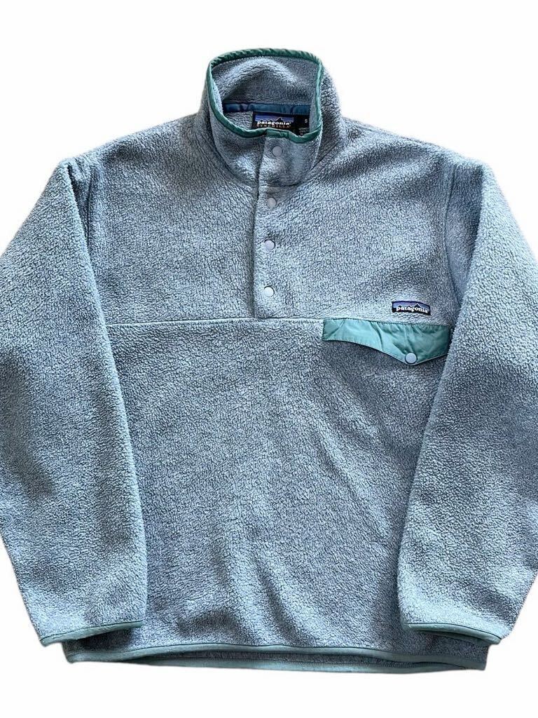 ★★★96年製 patagonia パタゴニア スナップT 25450 F6 サイズS グレーxグリーン系★★★