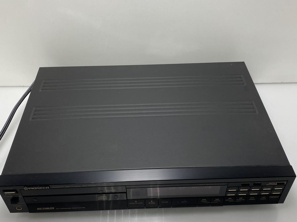 H1-3-032713 パイオニア CDプレイヤー PD-7030 ブラック 再生確認正常の画像4