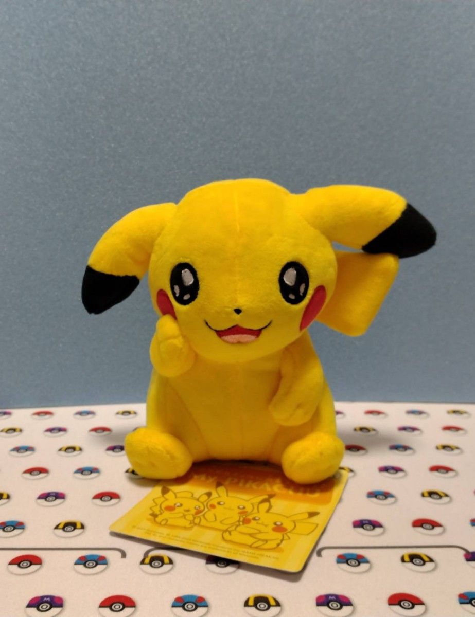 ⑧ポケモンセンター限定My PIKACHU マイピカチュウポケモン25周年記念ぬいぐるみ　垂れ耳