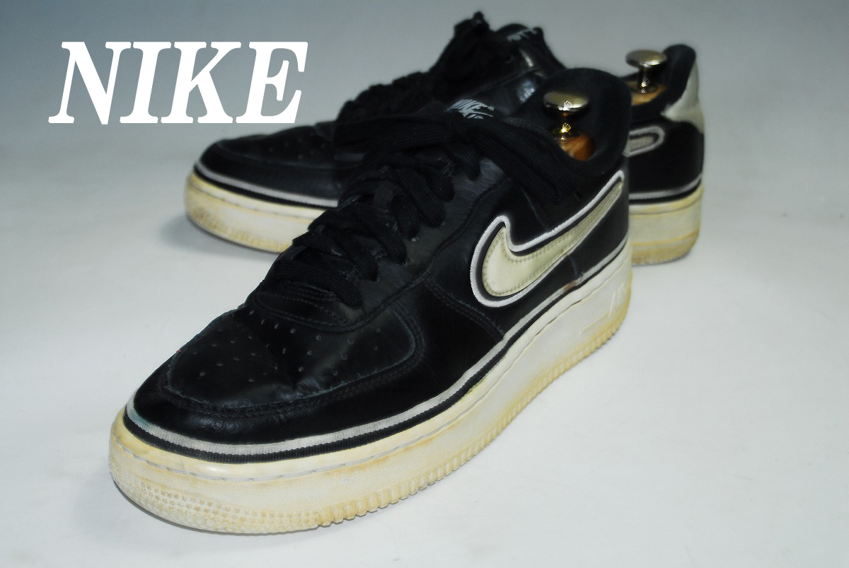 DSC6208◆驚愕の最終価格！即完売必至！早い者勝ち！ナイキ◆NIKE◆エアフォース1/ブラック/26.5㎝/ロー/永遠のベストセラー！注目度抜群！_永遠のベストセラー！注目度抜群！