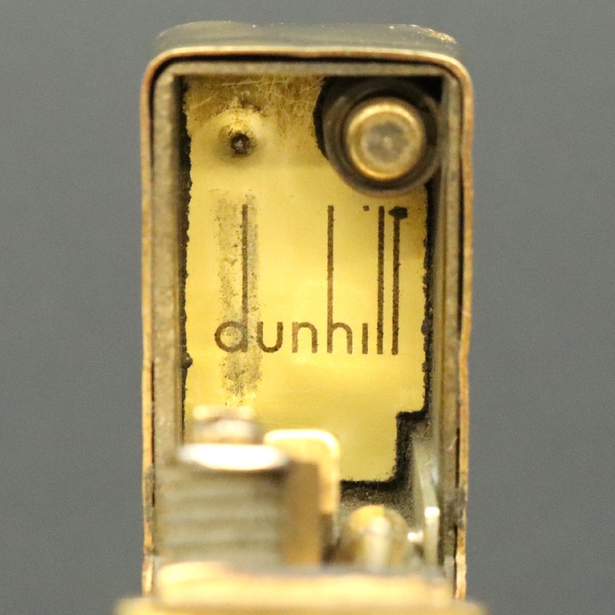 【18k】dunhill ダンヒル クロコダイル柄 アウタージャケット 18k ガスライター 箱なし ※着火未確認 ◆おたからや【B-A27173】同梱-2_画像5