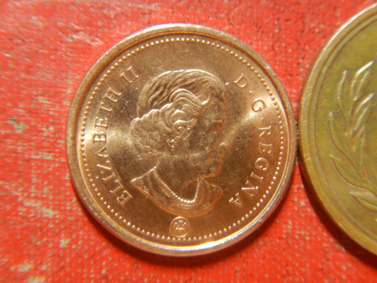 外国・カナダ／１セント銅張りスチール貨（2008年）　240316_画像1
