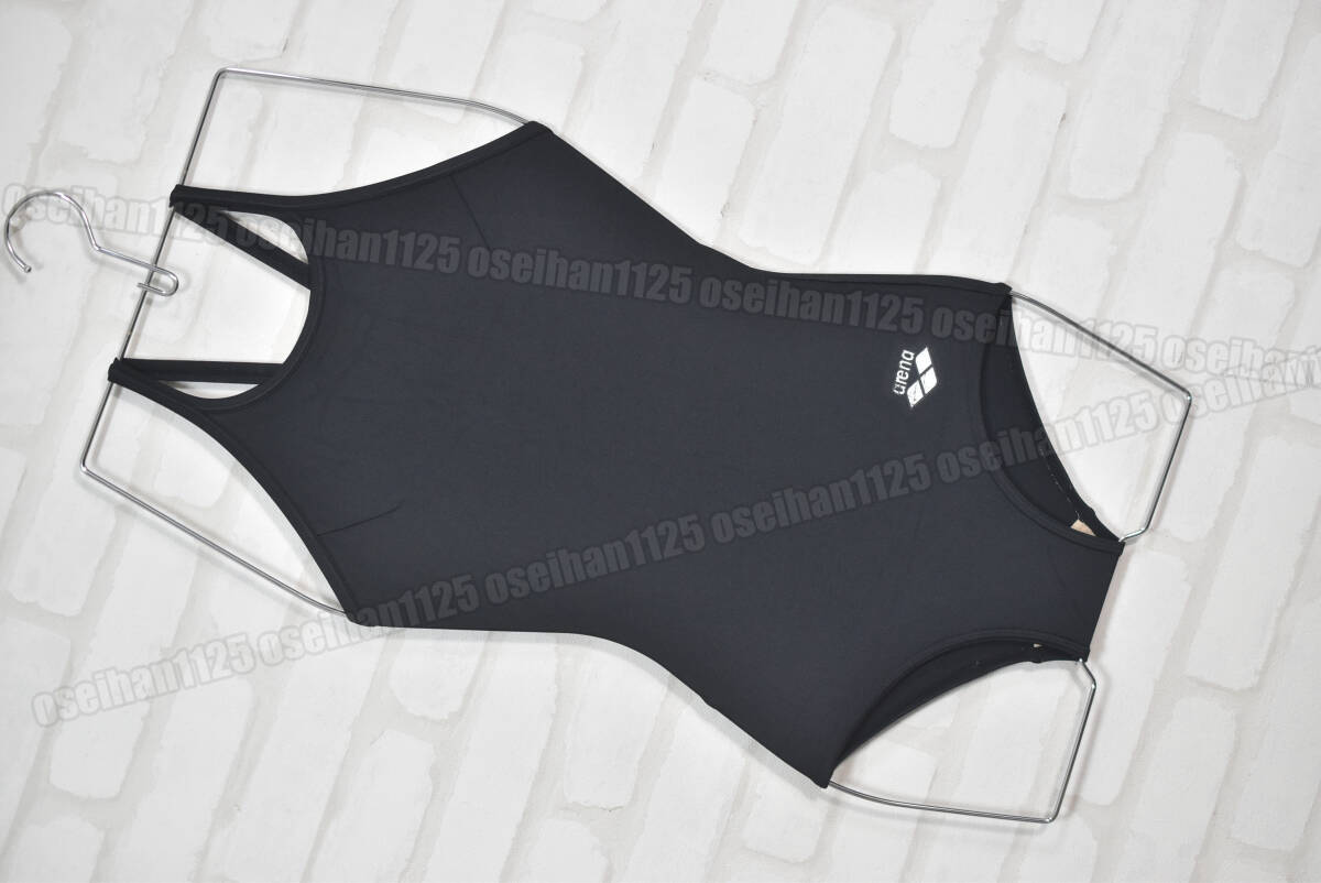 ARENA アリーナ ARN-175W 黒パイピングワンピース水着・女子競泳水着 ブラック サイズMの画像1