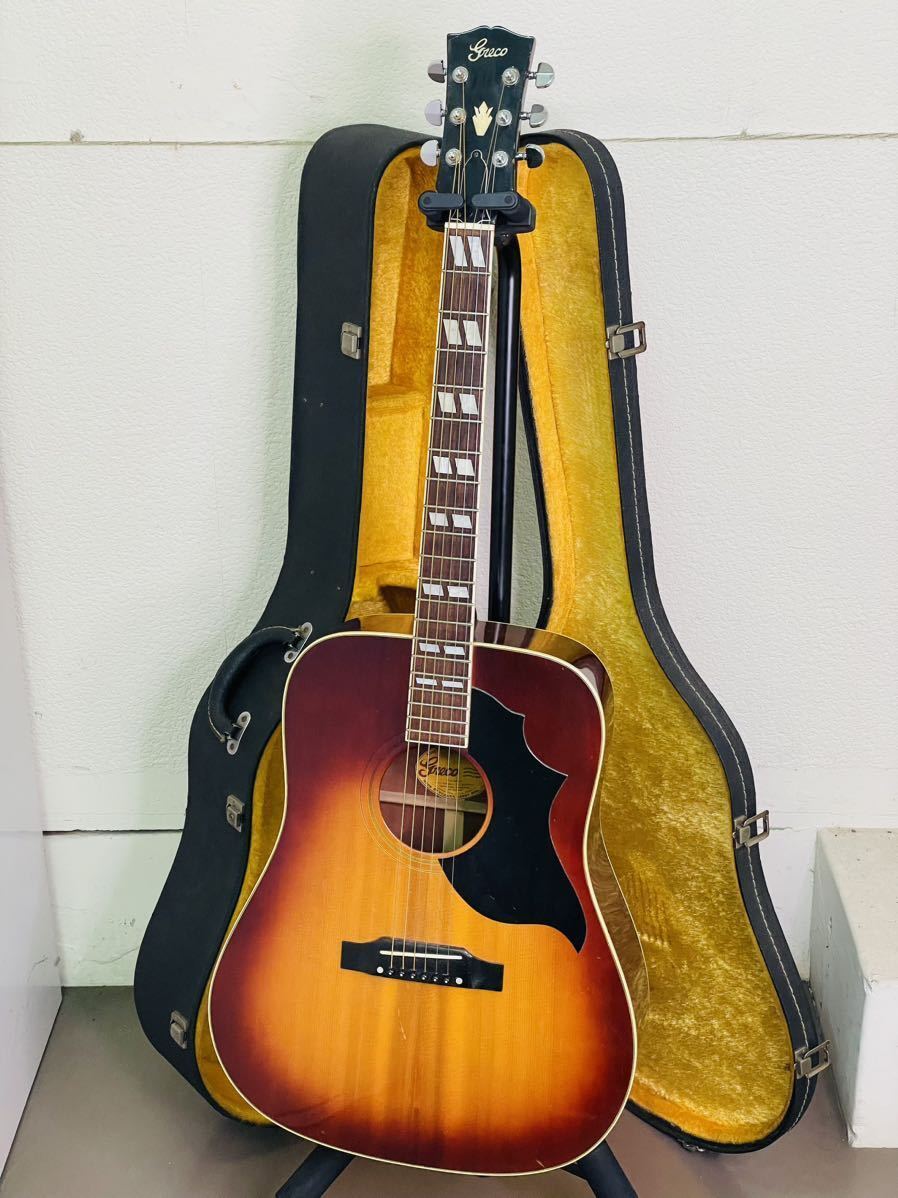 Greco グレコ　グネコ　model 305 アコースティックギター ハードケース付