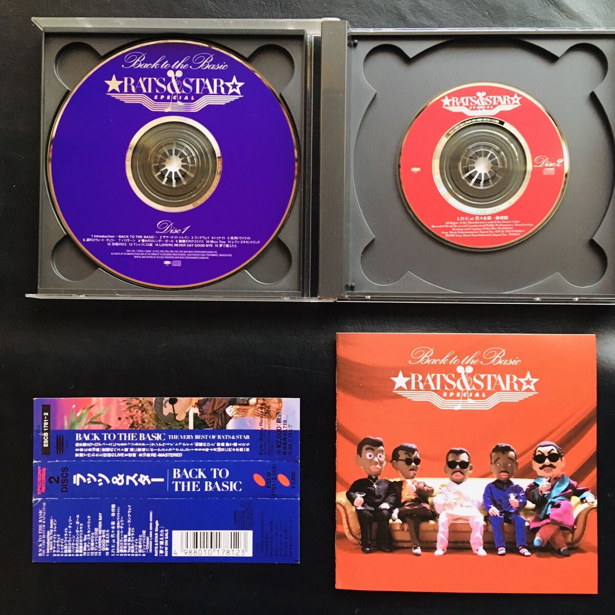 【CD】RATS&STAR / BACK TO THE BASIC,ラッツ&スター,BEST,ベストアルバム,鈴木雅之,田代まさし,桑野正博,☆★の画像2