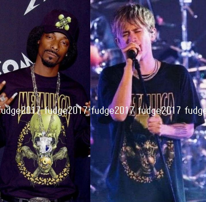 ワンオク Taka SNOOP DOGG 着用 00s ビンテージ 2001 METALLICA メタリカ Pushead パスヘッド NO LEAF CLOVER プロモ Tシャツ XL_画像1