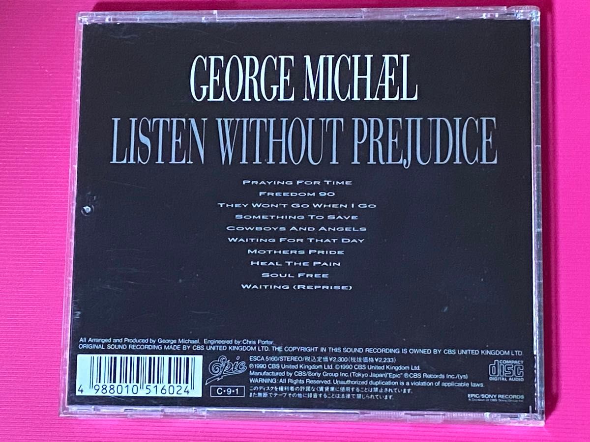 ジョージ・マイケル/LISTEN WITHOUT PREJUDICE Volume One
