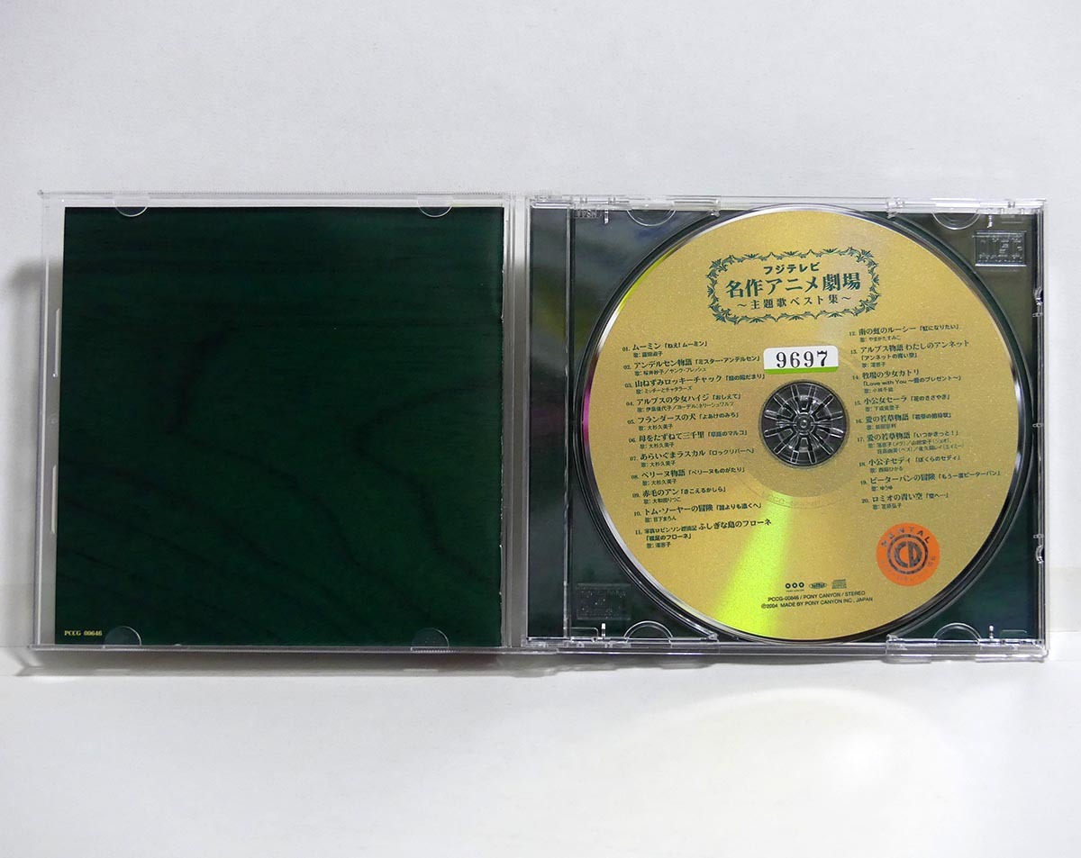 フジテレビ 名作アニメ劇場 ~主題歌ベスト集~□レンタル落ちCD中古品
