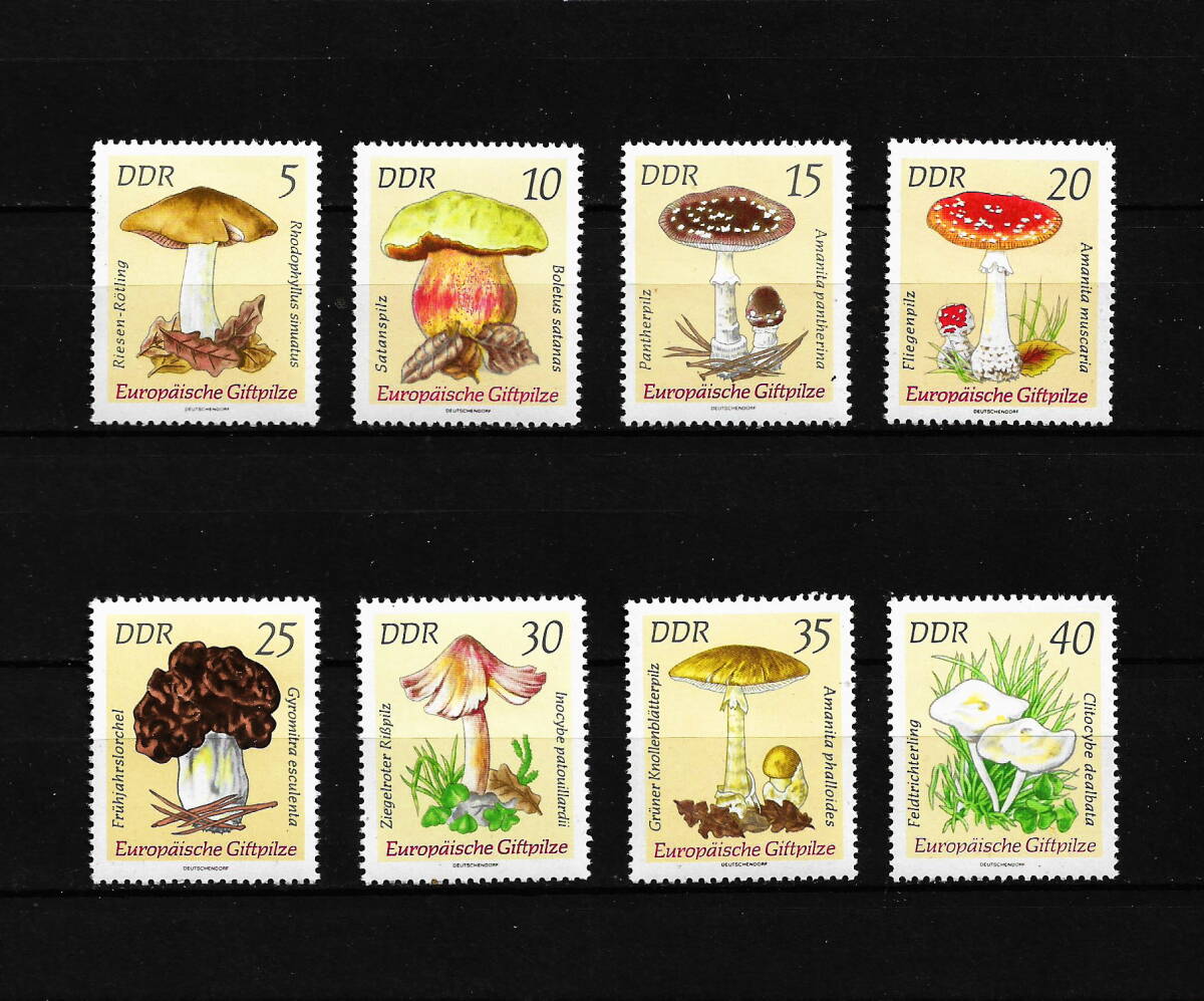 * East Germany mushrooms, picture,.. motion house 3 set 25 sheets unused (MNH) ( hinge trace none ) *ac20-54