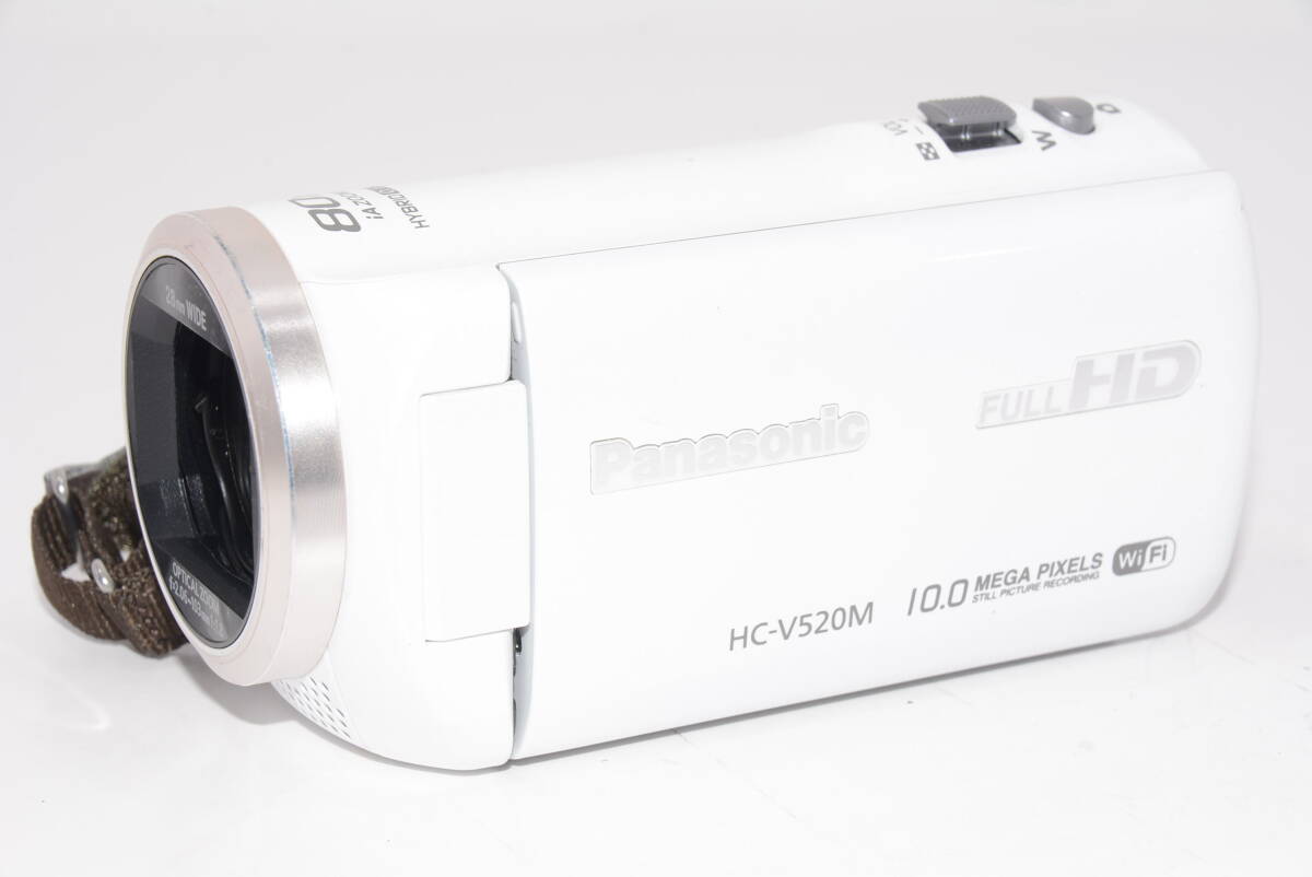【外観並級】Panasonic パナソニック HC-V520M ホワイト　#s3680_画像1