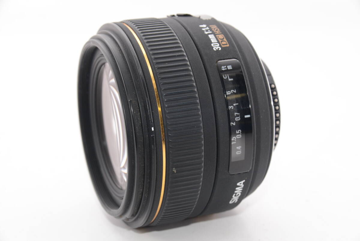 【外観特上級】SIGMA 単焦点レンズ 30mm F1.4 EX DC HSM ニコン Nikon　#a12231_画像1