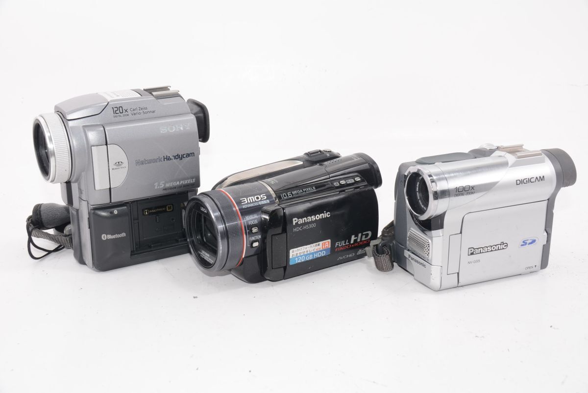 【訳あり特価】ジャンク ビデオカメラ 24台まとめて ビクター Panasonic Sonyなど #e8041の画像9