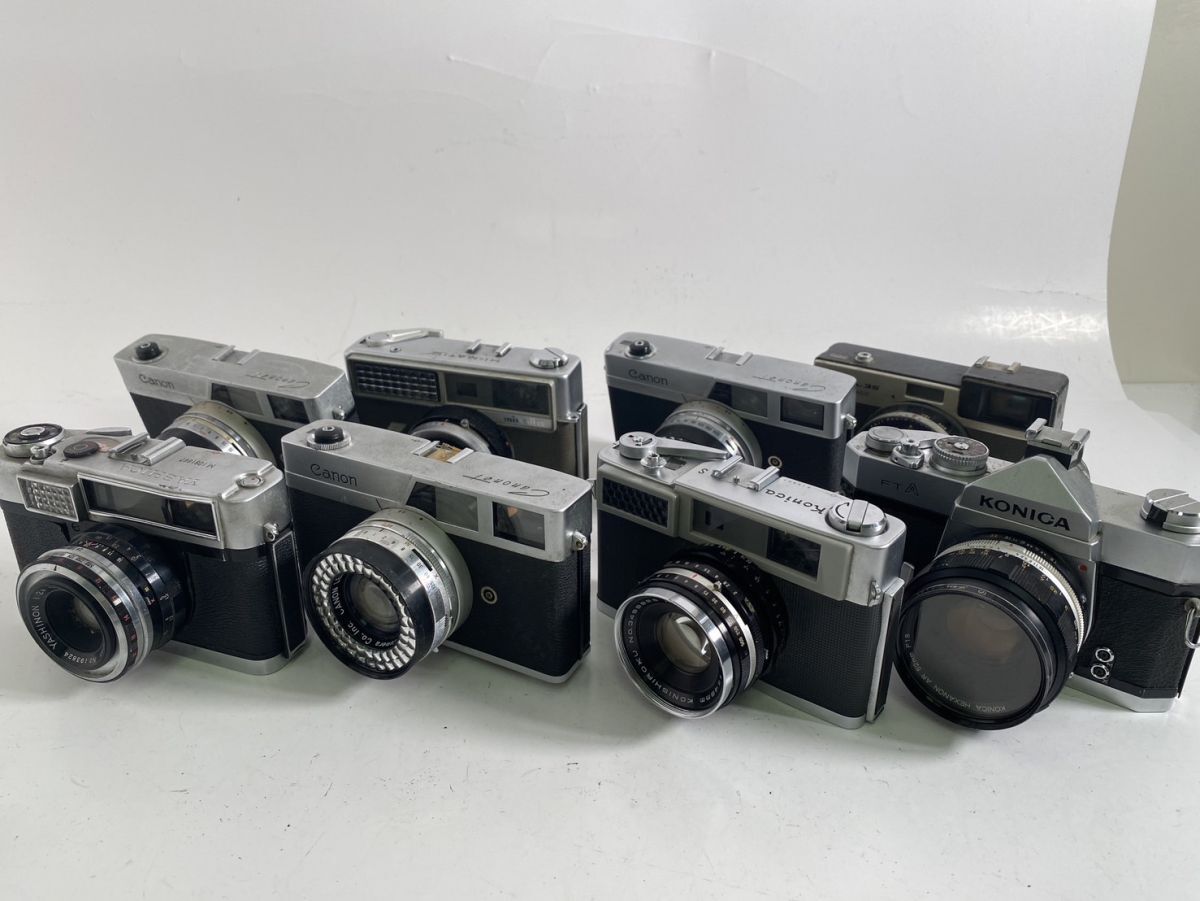 【訳あり】ジャンク フィルムカメラ MF マニュアル Canon ヤシカ MINOLTA など 19台まとめて #e8480_画像2