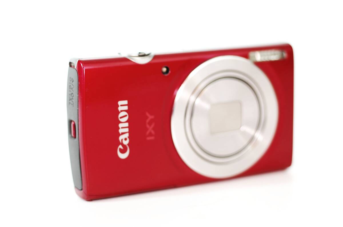 キャノン CANON IXY 180 PC2375 レッドボディ コンパクトデジタルカメラ 新品バッテリー付_画像2