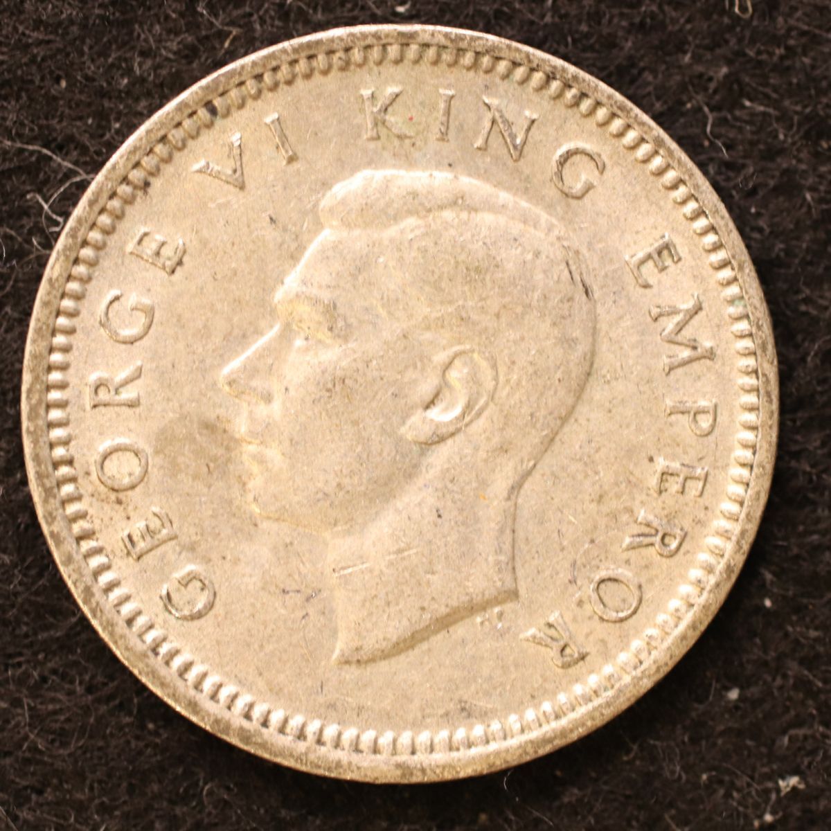 KM#7/ニュージーランド ジョージ6世 3ペンス銀貨（1944）1.4g, 16.3mm[3794]コインの画像1