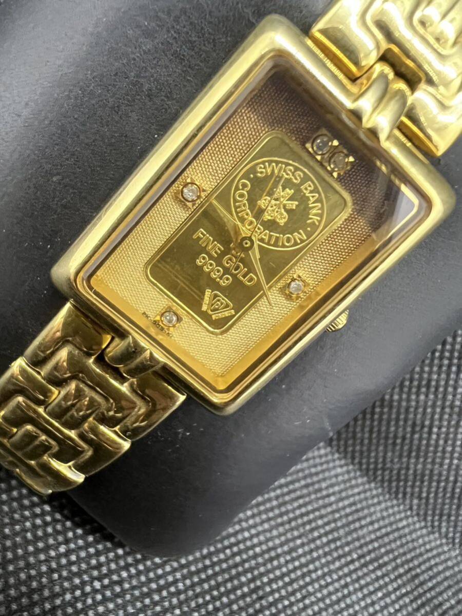 時計　エルジン　インゴット FINEGOLD 999.9 1g刻印有り ジャンク品_画像2