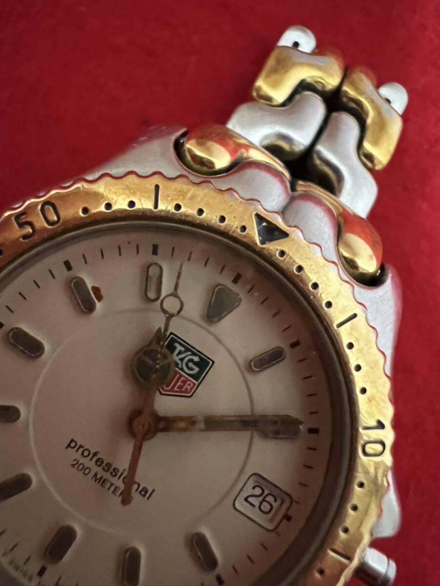腕時計 TAG HEUER タグホイヤー セルシリーズ professional プロフェッショナル クォーツ式時計 WG1221-K0 デイトの画像2