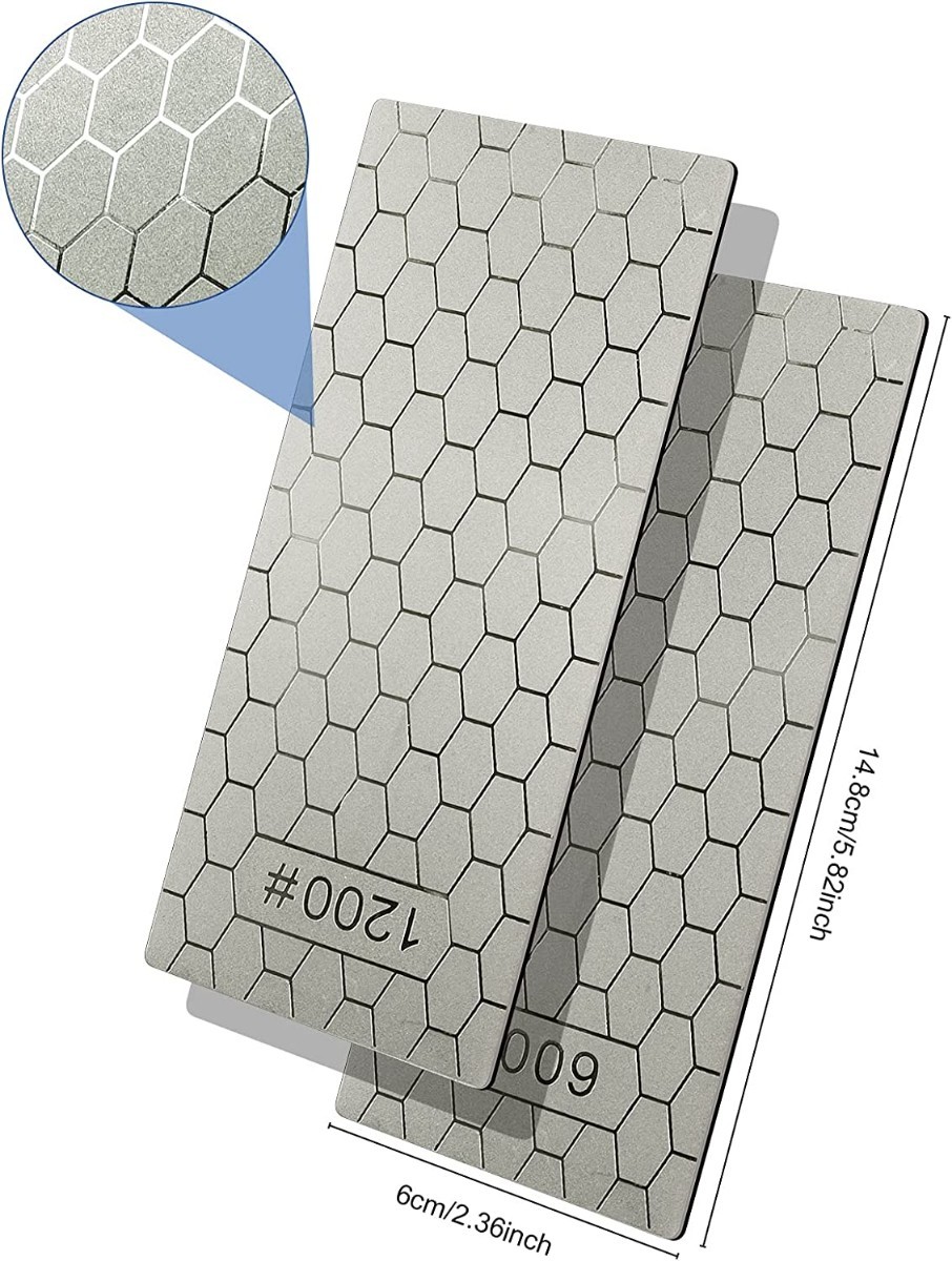 【2枚セット】ダイヤモンド砥石 #600#1200 包丁研ぎ 砥石 シャープナー