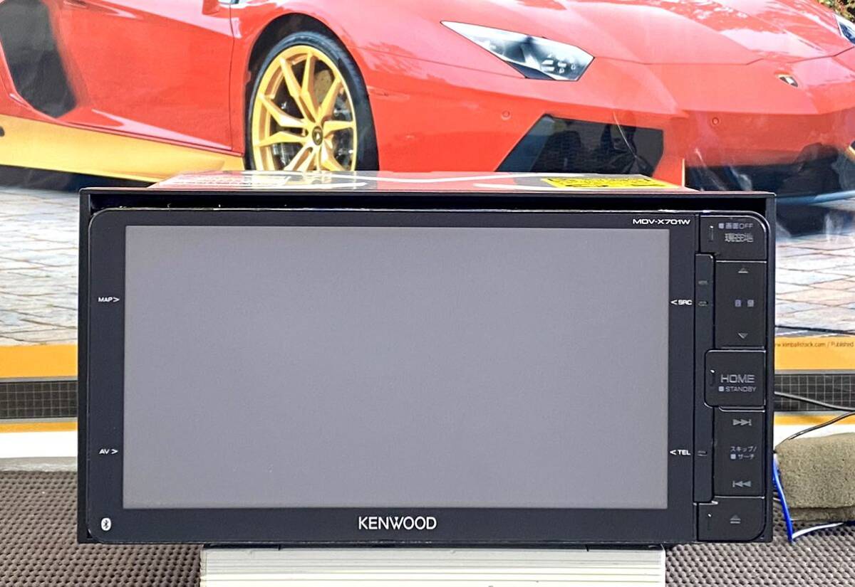 【保証付】最新地図2022年KENWOOD 彩速ナビ【MDV-X701W】アンテナセット◆フルセグTV/Bluetooth/CD/DVD/SD/USB/iPod音楽CD→SDへ録音可能_画像10