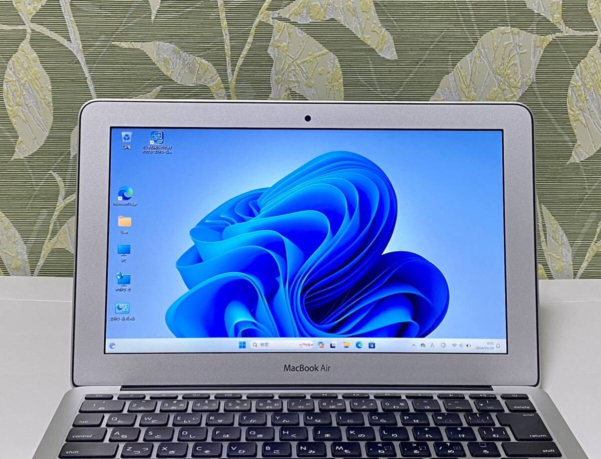 【動作確認済み】 Apple MacBook Air 11inch 2015/Corei5 1.6GHz MacOS Sonoma+Windows 11+Office2021_画像6