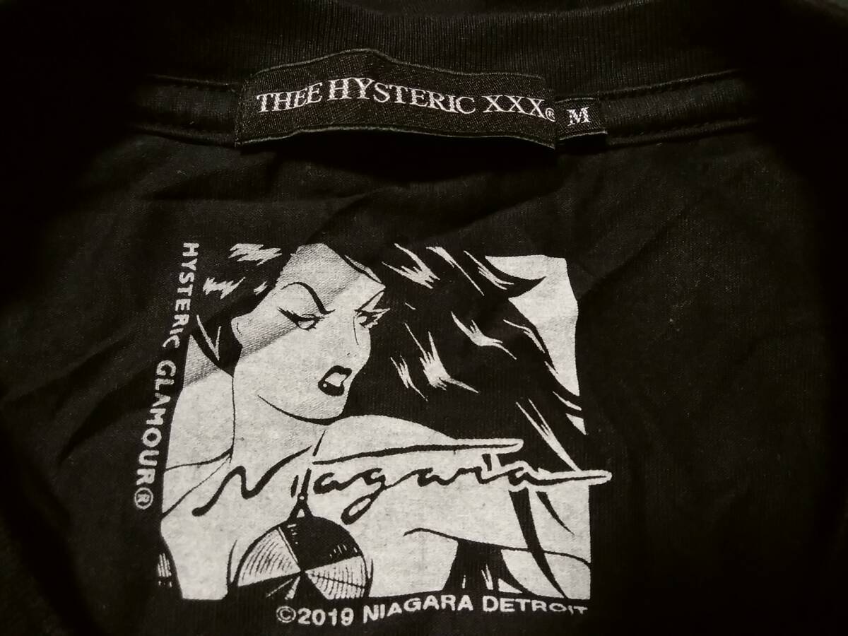 【THEE HYSTERIC GLAMOUR XXX ジィ ヒステリックグラマー トリプルエックス】TシャツM 「NIAGARA/ENDURE Tシャツ」 限定 高級ラインの画像7