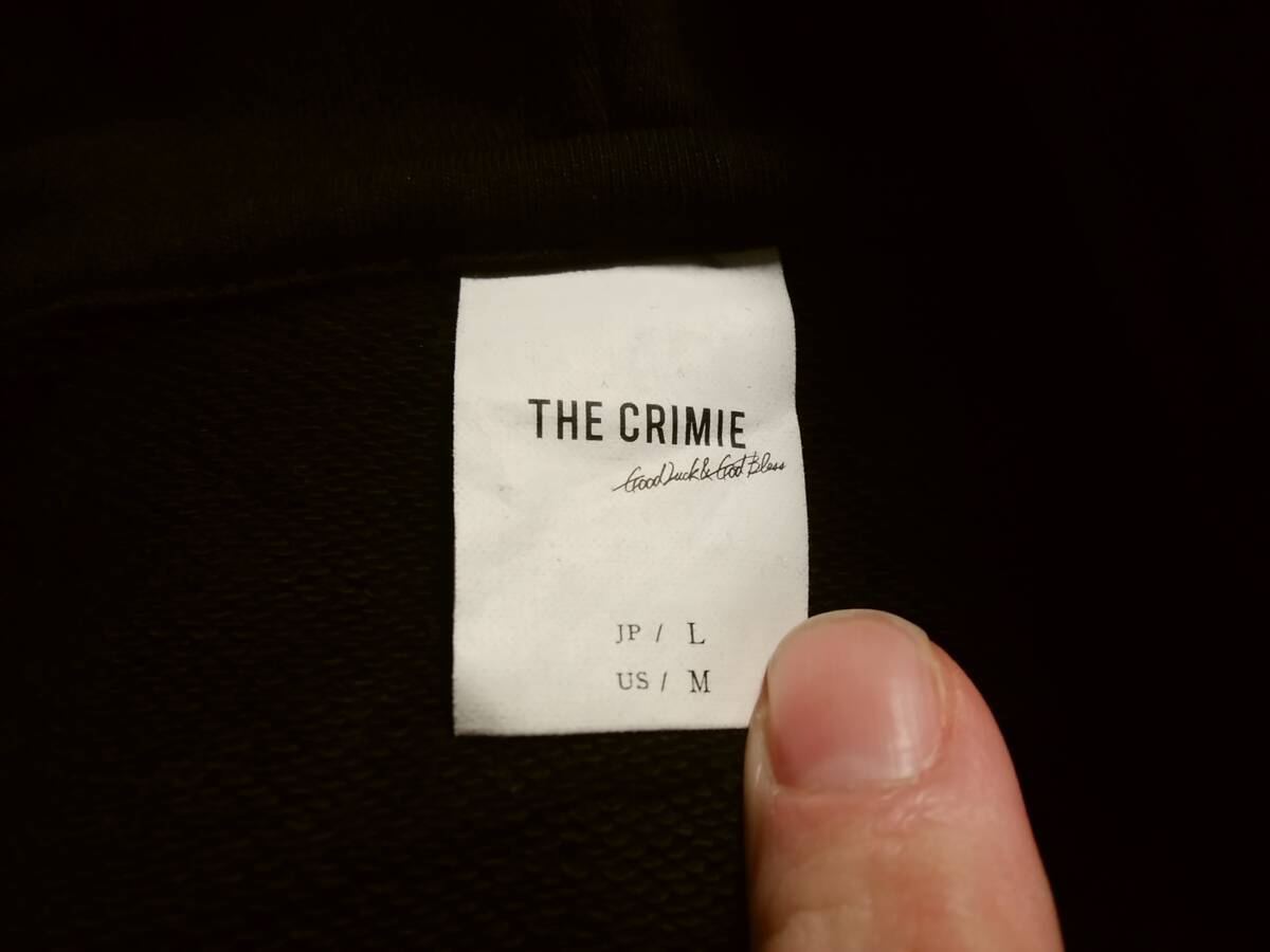 【CRIMIE クライミー 】スウェットパーカL 「EMBLEM SWEAT ZIP HOODIE」 人気アイテム 大人の男が似合うルード系ブランドの画像10