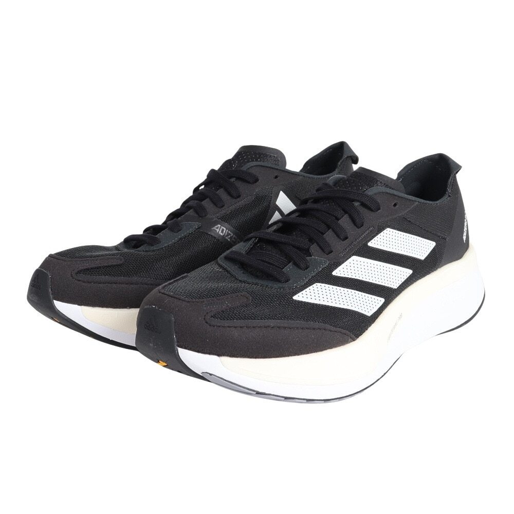 最終値下げ GV9630 黒/白 ワイド 11 ボストン アディゼロ アディダス 26.5cm ADIDAS 厚底 ジョギング ランニング WIDE 11 BOSTON ADIZERO 26.5cm