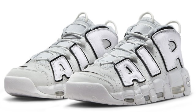 28㎝ ナイキ エア モアアップテンポ 96 薄灰/白 FB3021-001 NIKE AIR MORE UPTEMPO 96 _画像1