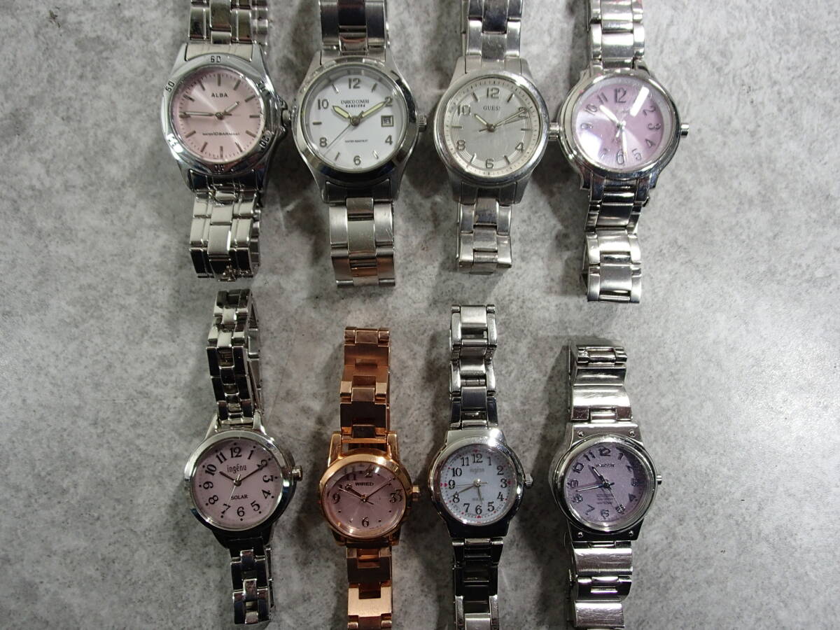 レディース腕時計 大量100点 4kg セット まとめ SEIKO/CITIZEN/EMPORIO ARMANI/courregeges/agnis.b/GUESS/GIVENCHY 他 インボイス可 0308の画像9