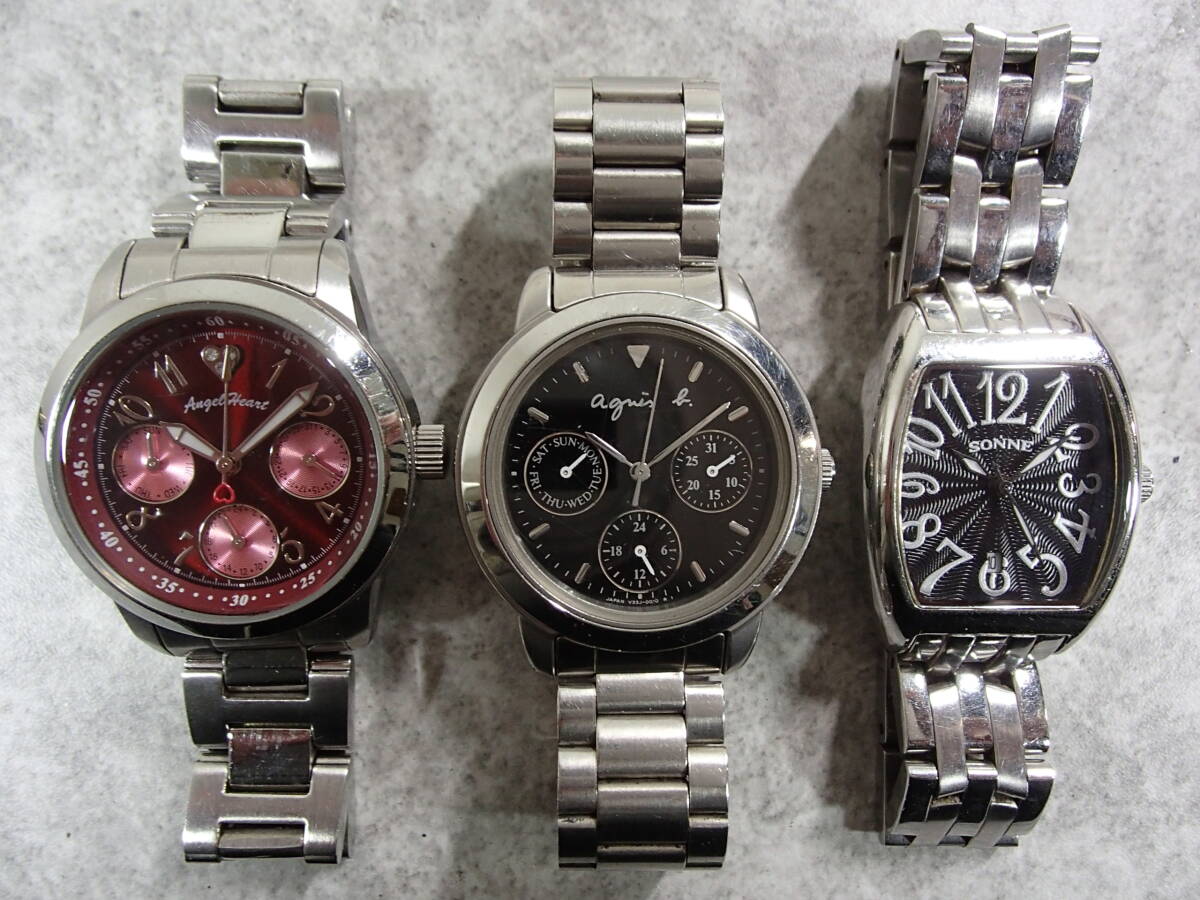 レディース腕時計 大量100点 4kg セット まとめ SEIKO/CITIZEN/GUESS/TECHNOS/agnis.b/FOSSIL/mila schon/TRUSSARDI/DKNY 他 インボイス可_画像4