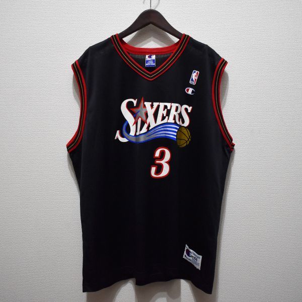 CHAMPION 90s フィラデルフィア76ers ユニフォーム ジャージ