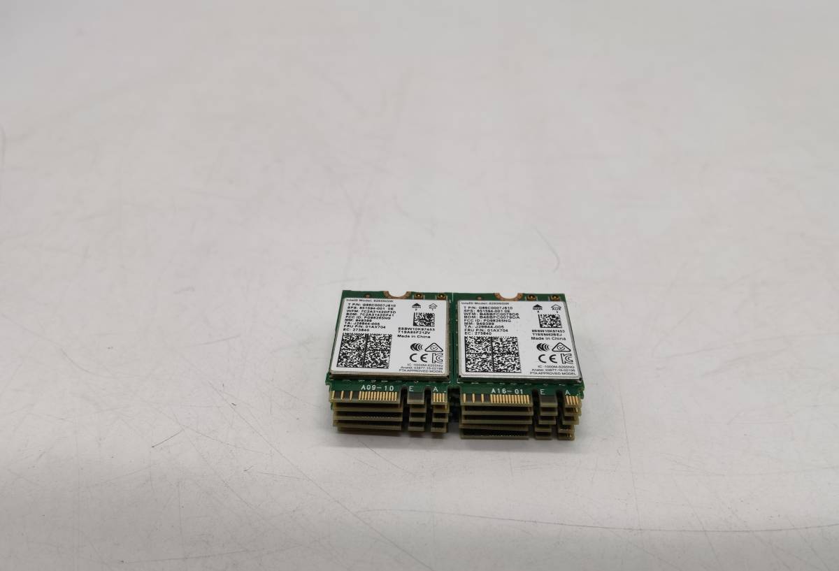 10台セット　送料無料／Intel 　DualBand Wireless-AC8265 内蔵 無線LANカード 8265NGW M.2 NGFF 867Mbps Bluetooth4.2_画像1