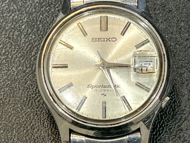 【10174】 稼働品 SEIKO セイコー Sportsmatic スポーツマチック 17石 デイト 7625-8293 ベルト純正 メンズ 自動巻き 本体のみ 時計 腕時計_画像2