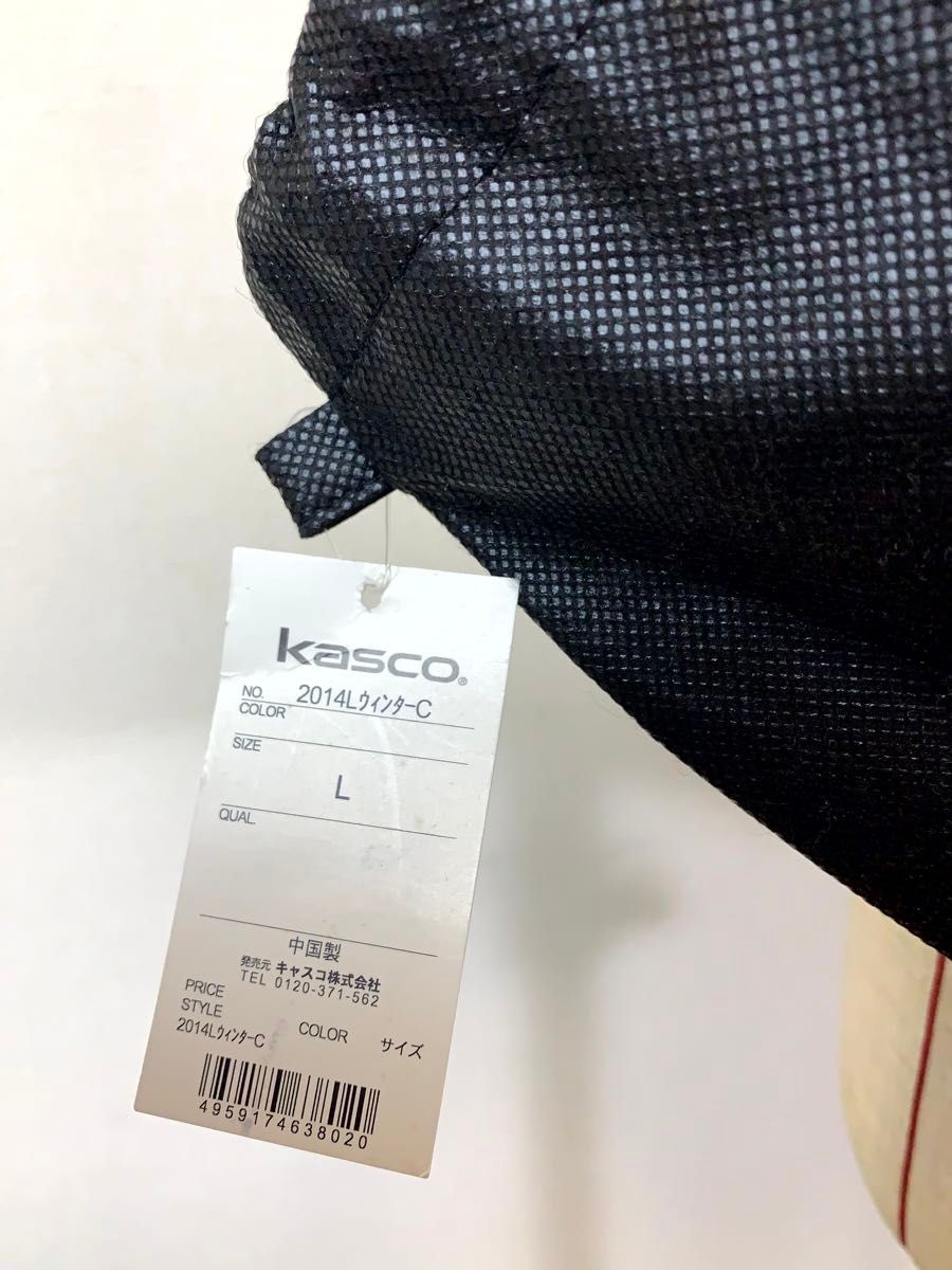 【未使用タグ付き】kasco ゴルフウェア　レディース　L ライム　中綿　袋付き