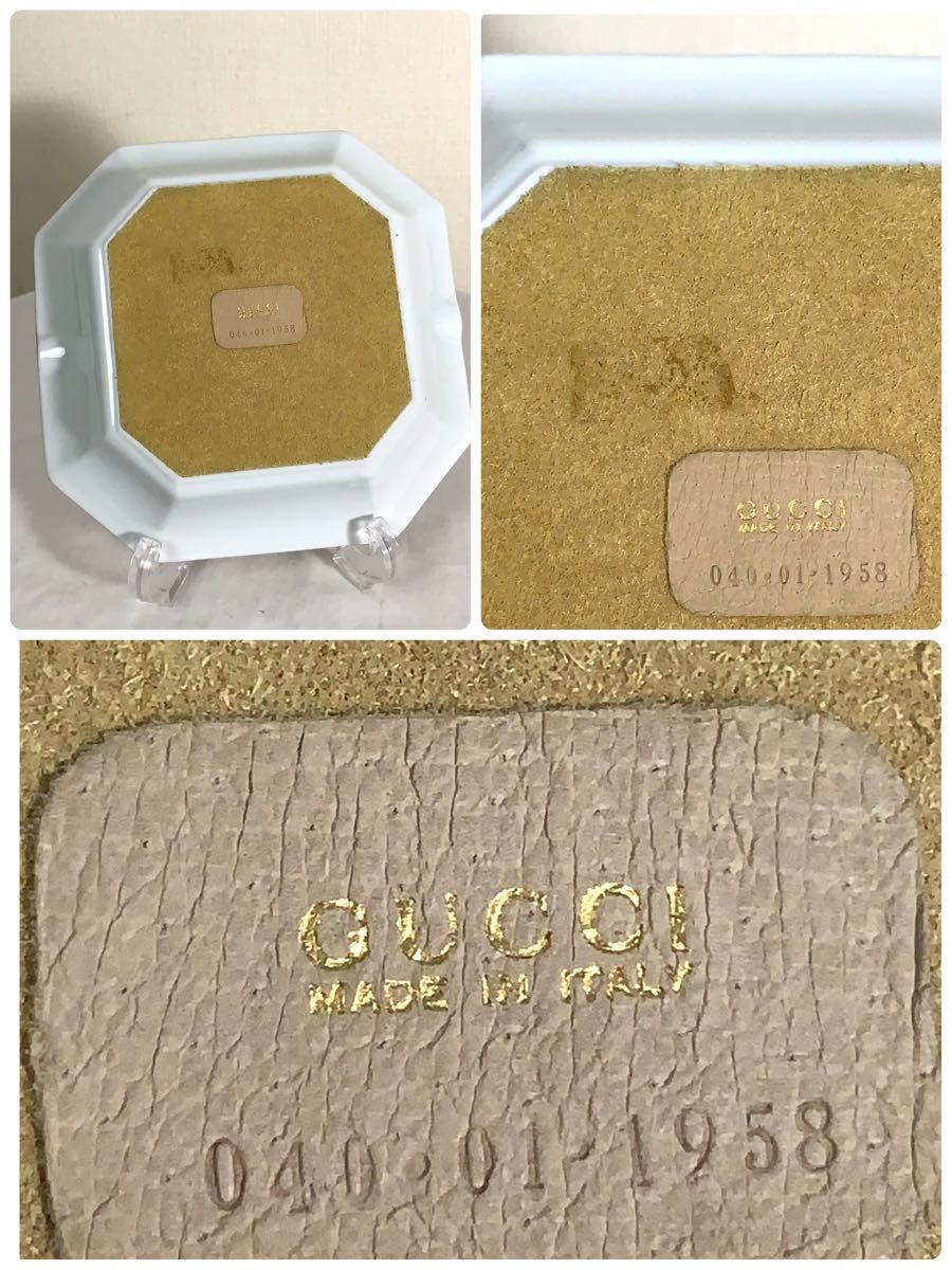 【レア・美品】GUCCI 灰皿　カルガモ親子　アッシュトレイ　小物入れ