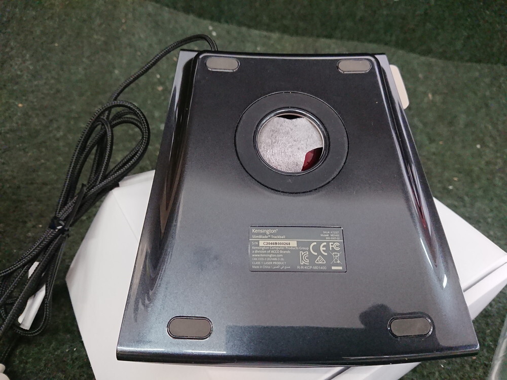  б/у Kensington kensington SlimBlade Trackball шаровой манипулятор мышь проводной USB M01400 K72327