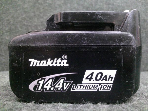 中古 makita マキタ 14.4V 4.0Ah 充放電サイクル76回 リチウムイオンバッテリ BL1440 ①_画像3