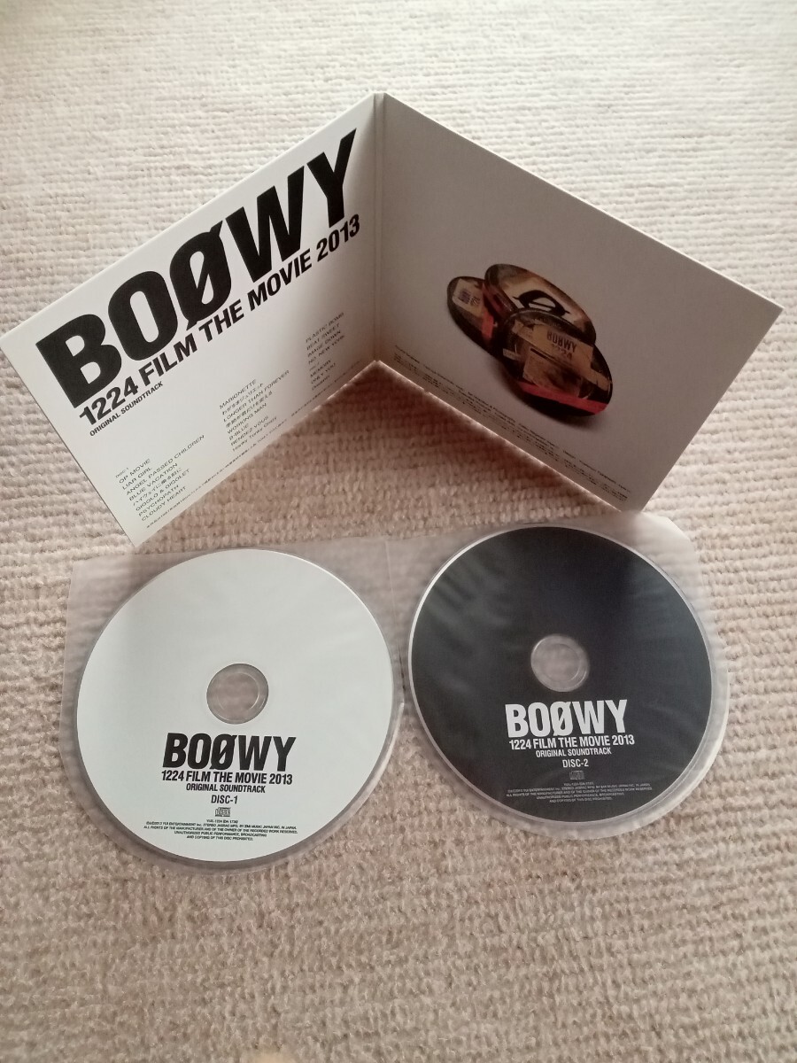 BOOWY●2CD　紙ジャケット『1224 FILM THE MOVIE 2013』(非売品)中古　＊氷室京介.布袋寅泰.ライブ_画像3