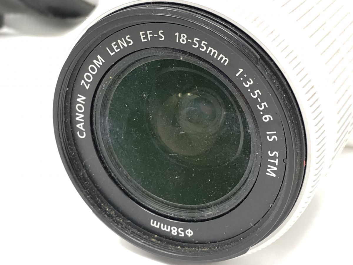 ジャンク【Canon】EOS Kiss X7　DS126441　デジタル一眼レフカメラ　レンズ付き　CANON ZOOM RENS　EF-S 18-55mm　デジカメ【いわき平店】_画像6