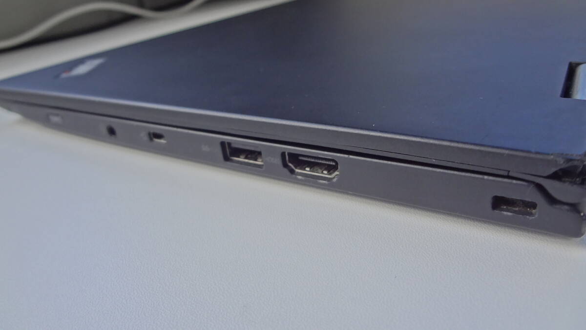 ThinkPad X1 Yoga 20JE タッチパネル Core i5-7200U SSD128 Mem8 アダプターあり_画像6