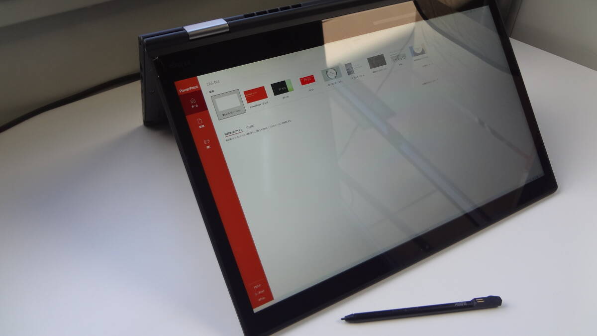 ThinkPad X1 Yoga 20JE タッチパネル Core i5-7200U SSD128 Mem8 アダプターあり_画像2