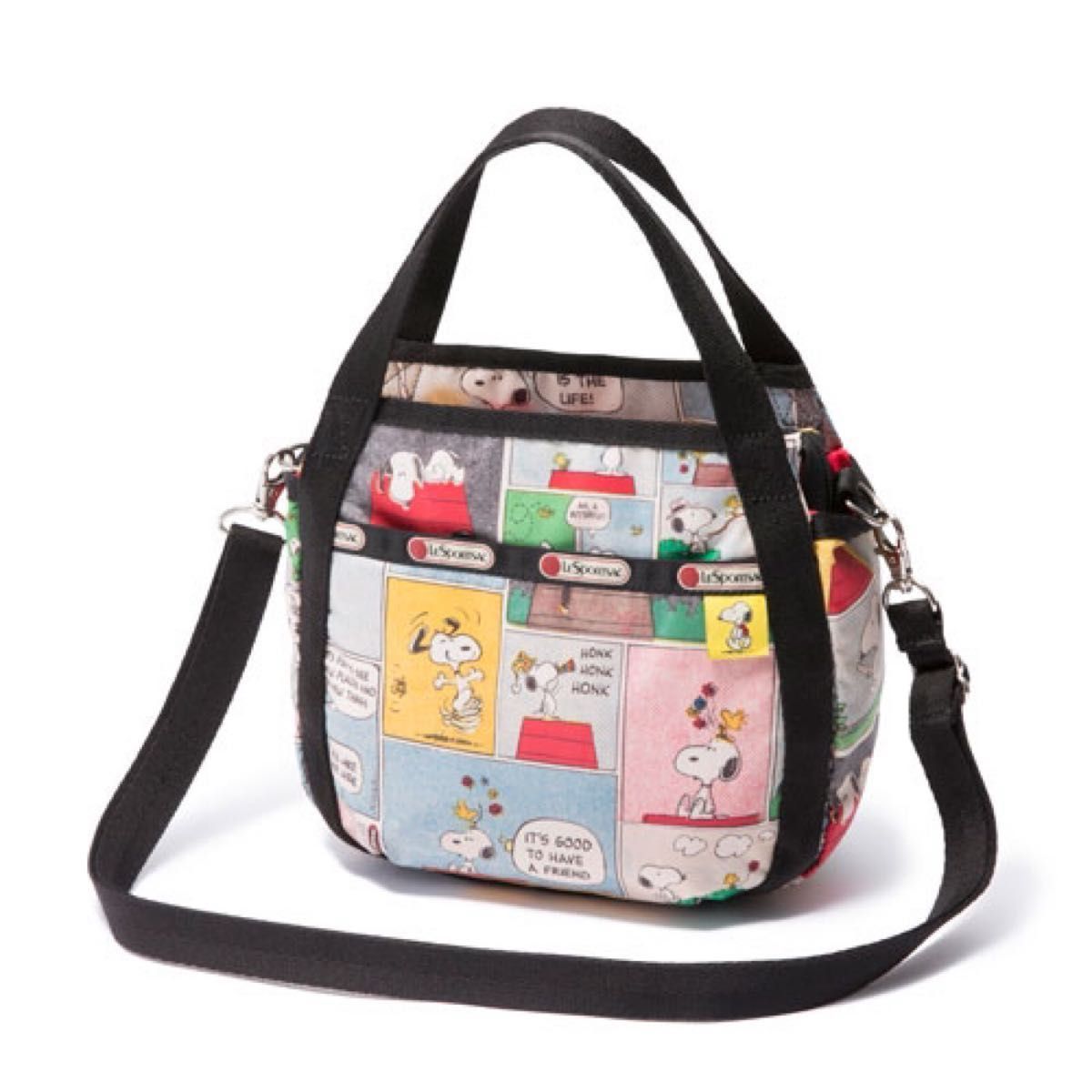 ＊【5/3まで購入可・美品】 LeSportsac レスポートサック snoopy スヌーピー peanuts ショルダーバッグ＊