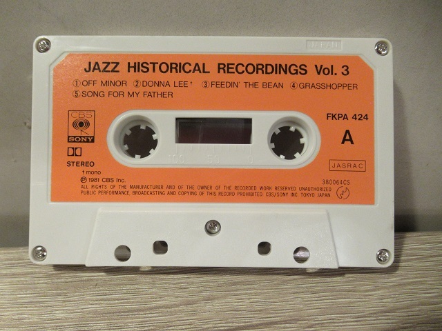 〓２）JAZZ HISTORICAL RECORDINGS vol.3 カセットテープ ジャズ ザ・グレイト・ジャズ・コレクション 国内盤カセットテープ ξの画像5